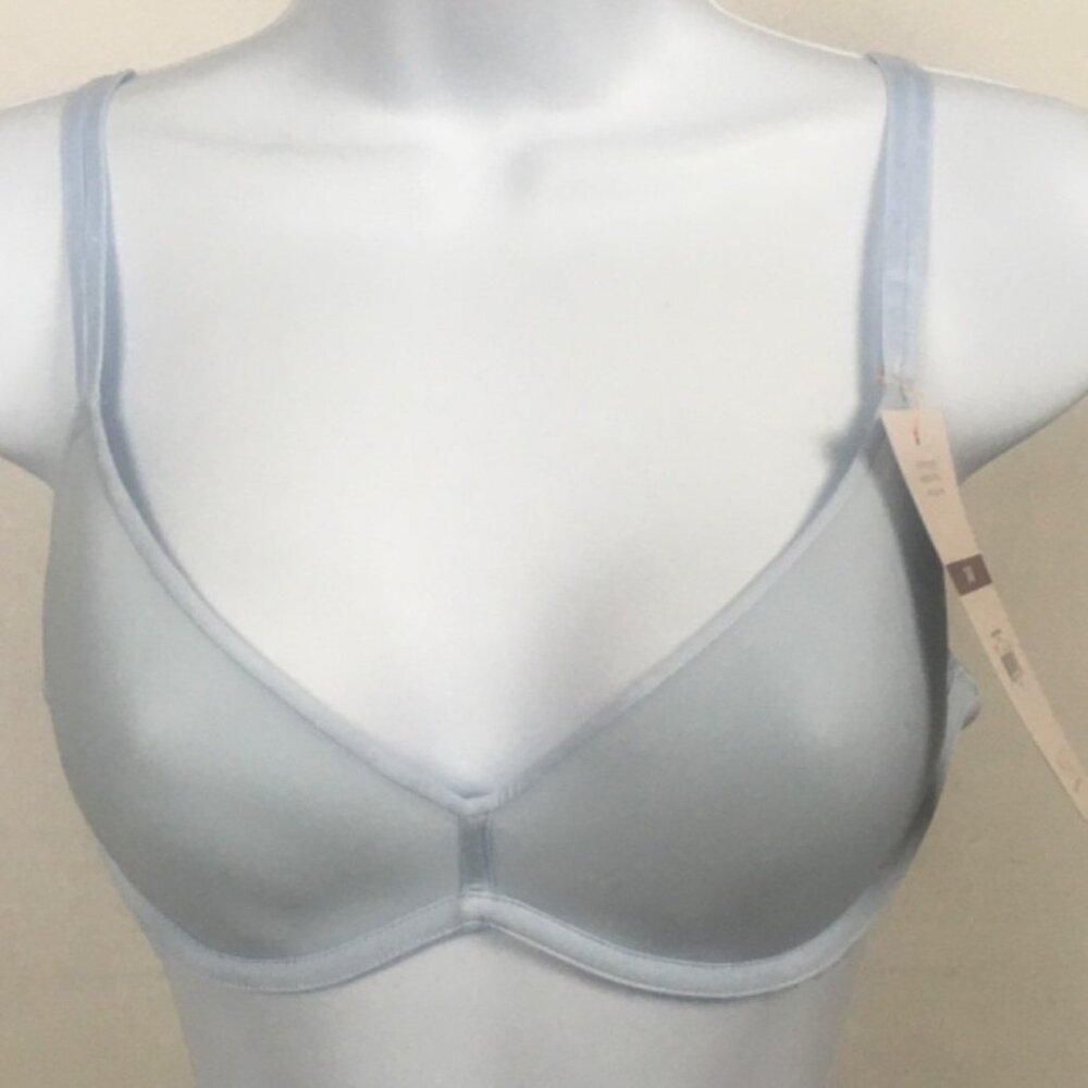 Joyspun Bra Women Size 34B Light Blue Scoop Spacer Underwire Back Close New